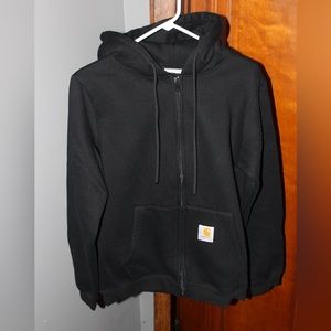 Black carhartt zip up. Medium (never worn)
